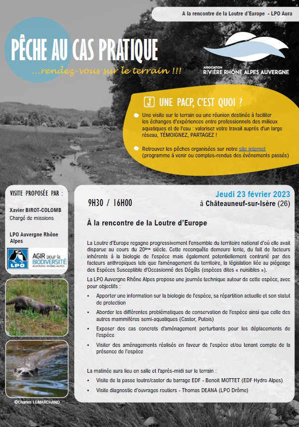 Programme PACP Loutre RA