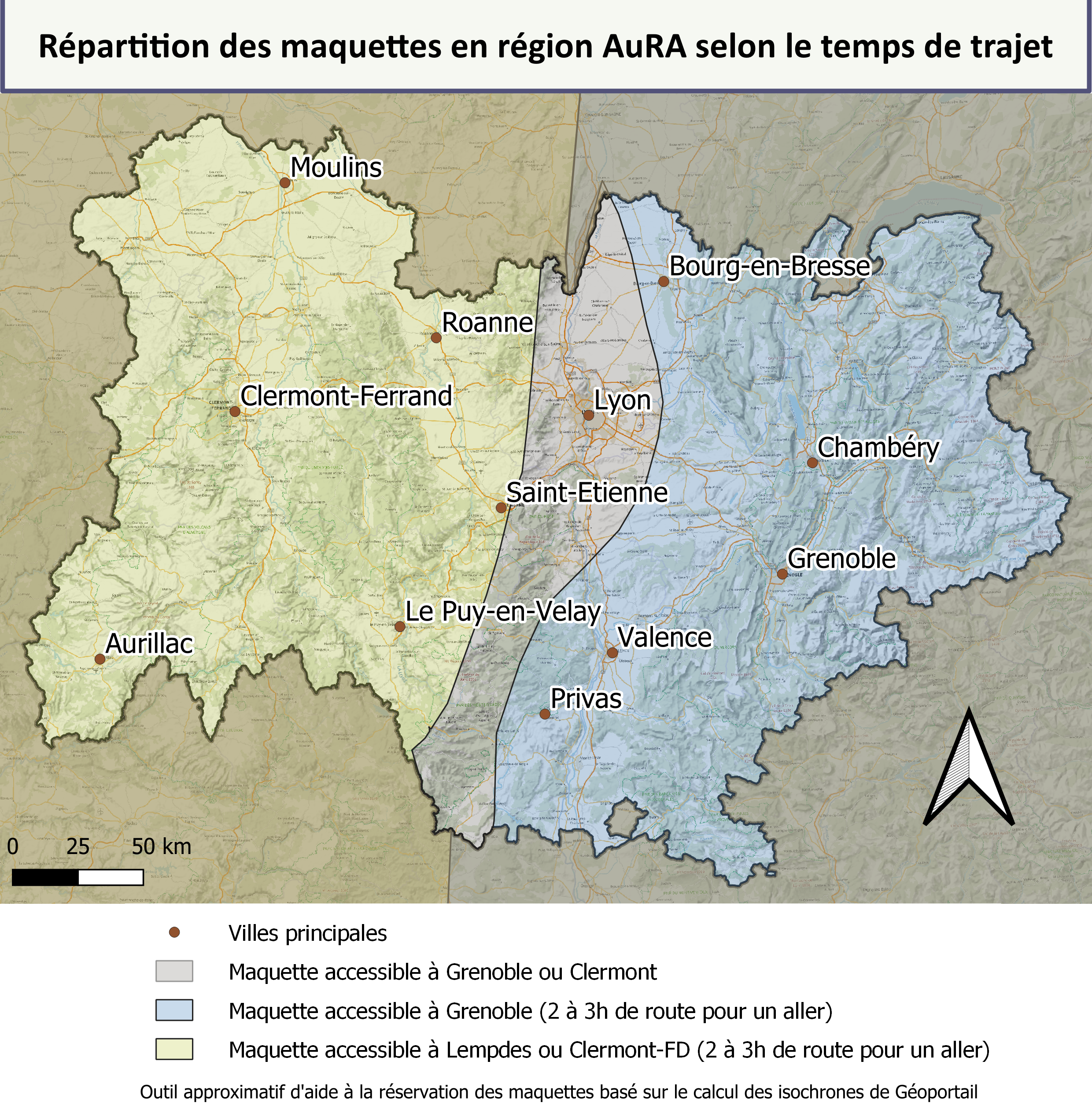 Repartition des maquettes selon origine geographique des emprunteu.r.se.s
