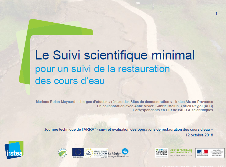 2-Le suivi scientifique minimal - M.ROLAN-MEYNARD - IRSTEA