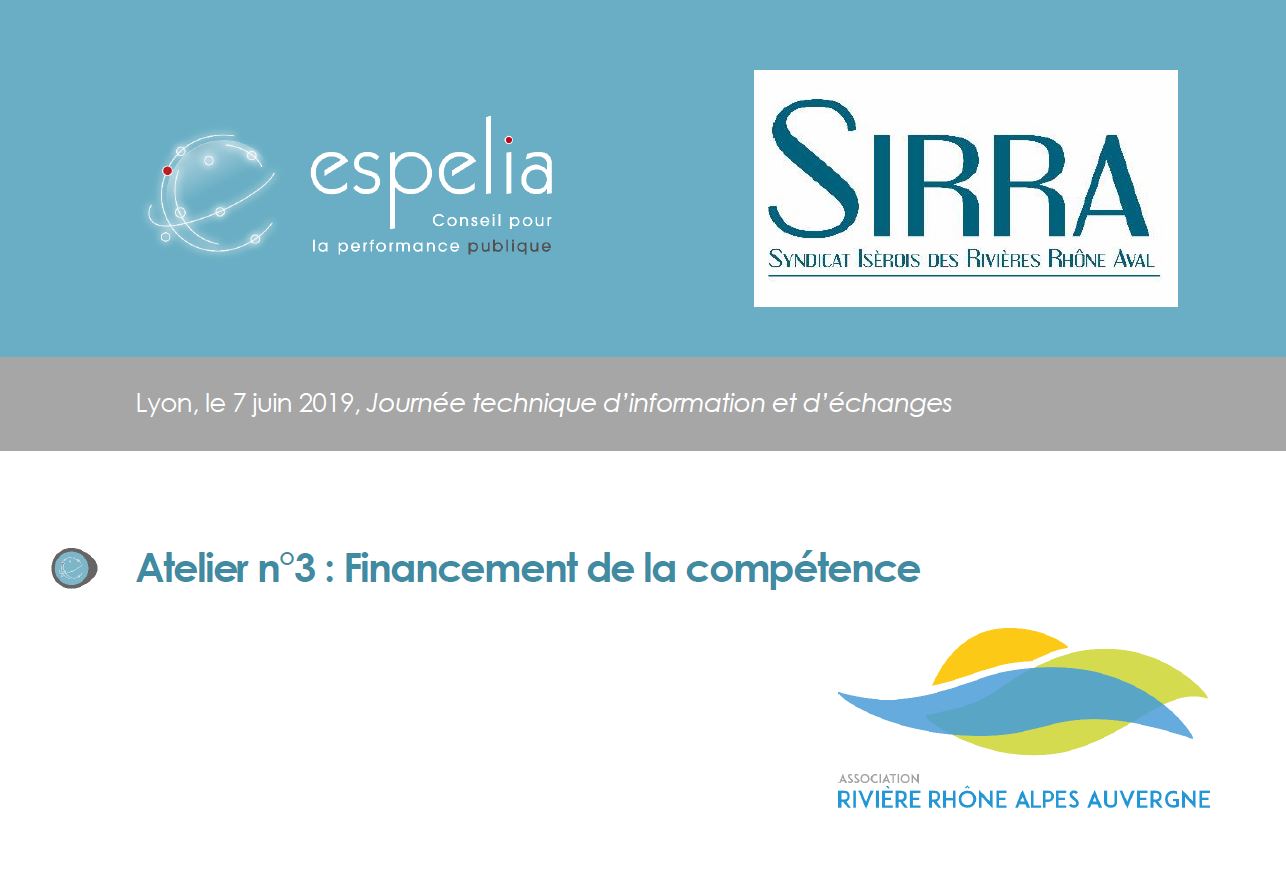 Atelier 3 - Espelia & SIRRA