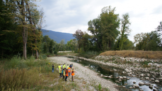 Restauration de la Leysse à Pré Marquis - 2018