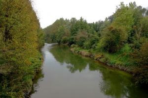 La Bourbre au niveau de Villefontaine - N.Valé