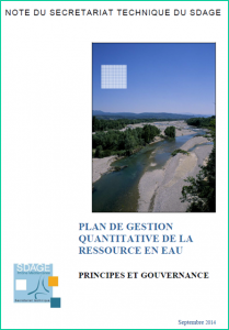 Notes du secrétariat technique du SAGE pour les PGRE