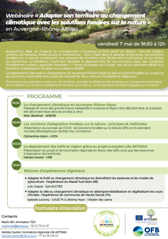 Programme de l'évènement