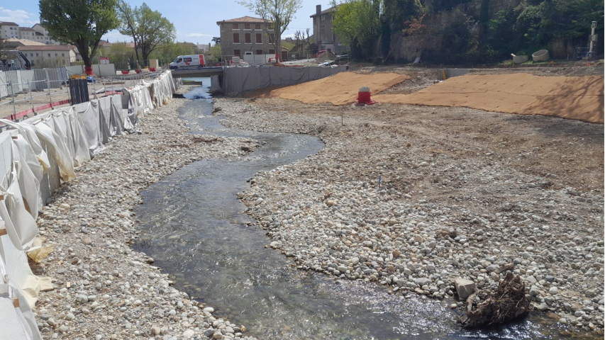 Découverture de la Savasse - Crédit : Ville de Romans sur Isère