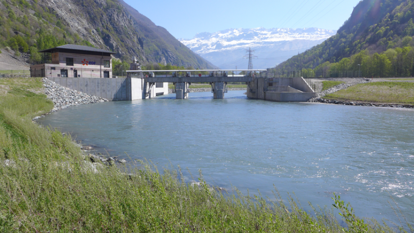 Barrage hydroélectrique de Livet-Gavet - © BIOTEC